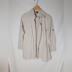 Coco + Carmen Light Tan Trench Coat Size S/M With Pockets